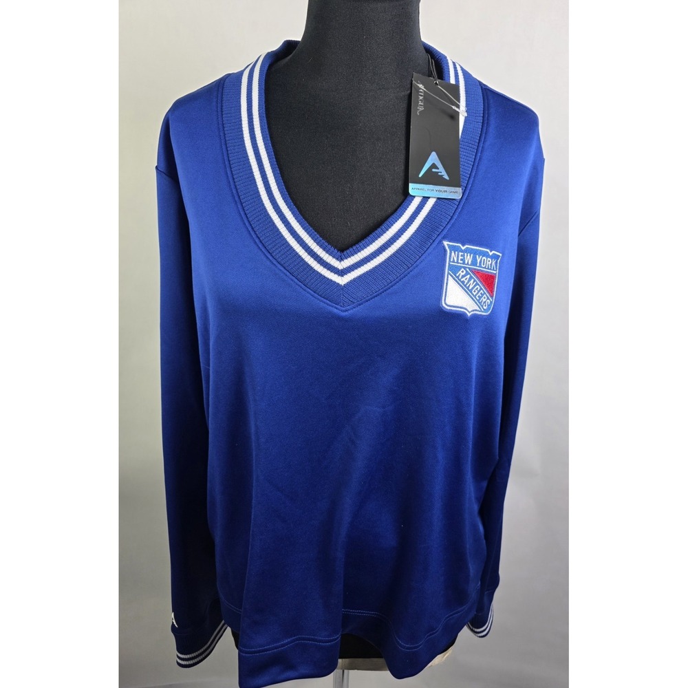 New York rangers Antigua men's XXL 1/4 zip fleece pullover in excellent conditio